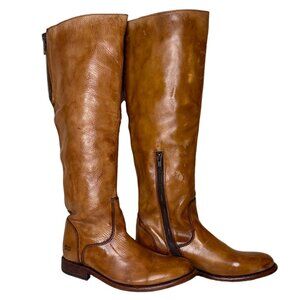 BED STU Tess Heavily Distressed Leather Riding Boots BedStu Size 8.5